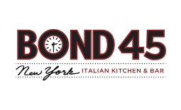 Bond45 Restaurant logo - a local NYC restaurant JP made art assets for